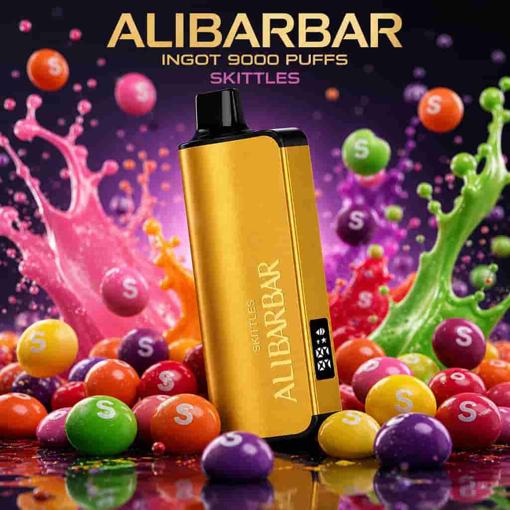 ALIBARBAR INGOT 9000 PUFFS-Skittles